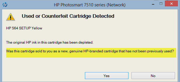 HP 963 Ink Cartridge Errors